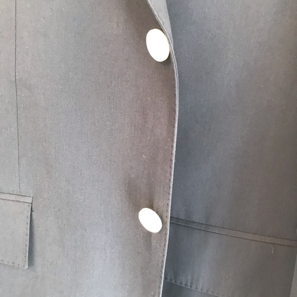 New NAVY BLUE Club Monaco blazer w/white buttons - Picture 3 of 9